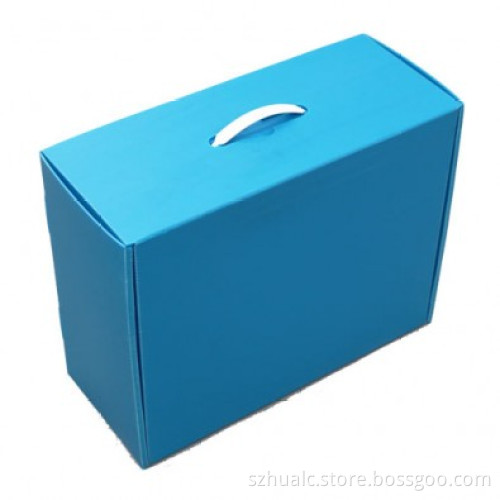 Corner folding turnover box